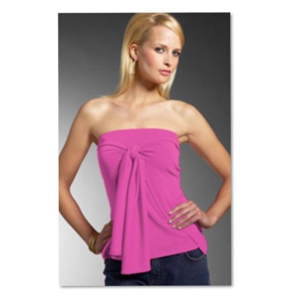 Carilyn Vaile Multi Way Tie Waist Top Size Small